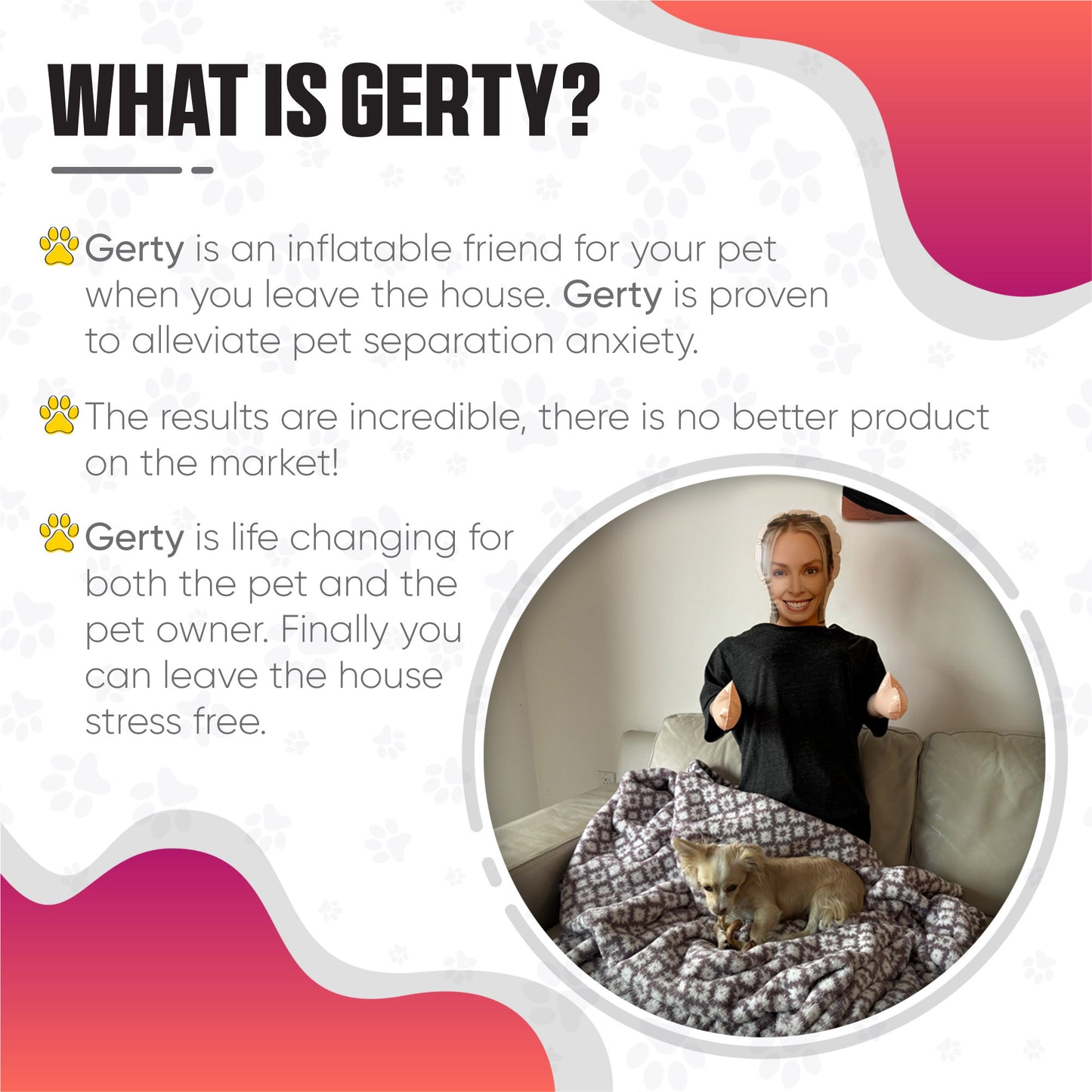 Gerty - Inflatable Friend for Your Pet